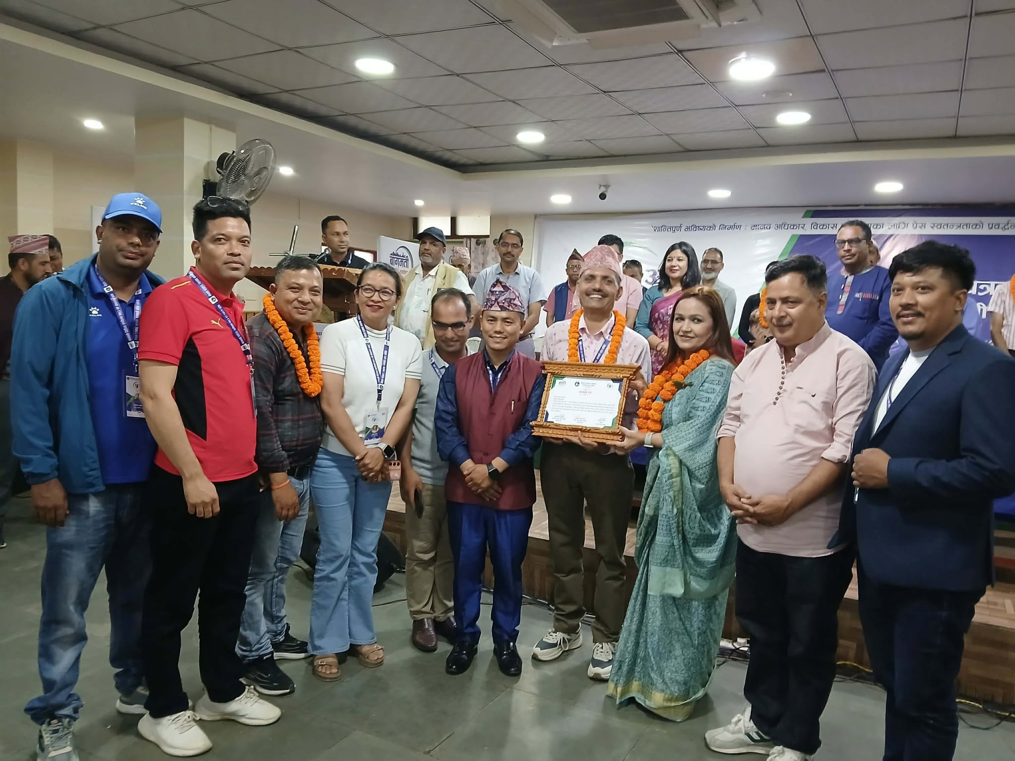 नेपाल पत्रकार महासंघ धादिङ बागमती प्रदेशकै उत्कृष्ट जिल्ला शाखा घाेषित